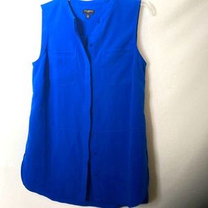 Talbots small blue blouse